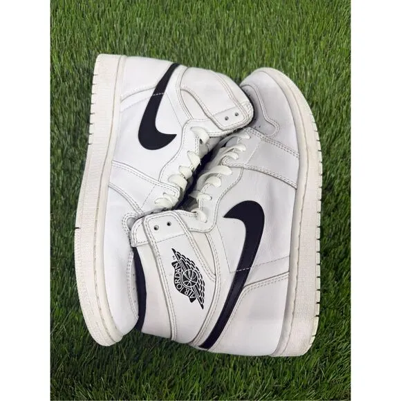 Size 10 OG all Air Jordan 1 Retro OG Premium High Yin Yang White Black