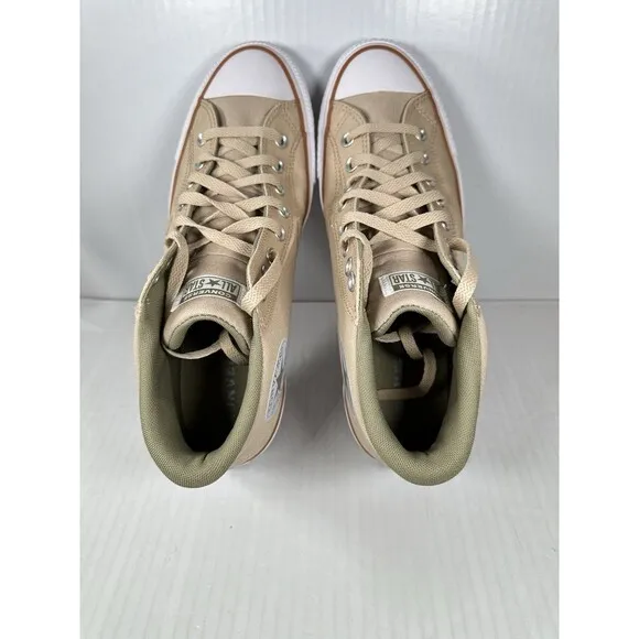 Size 12 Converse Chuck Taylor All Star Malden Street Mid Beige Shoe Mens A07497C