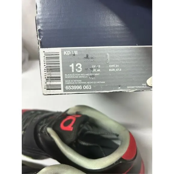 Size 13 - Nike KD 7 Good Apples 2014 OG ALL