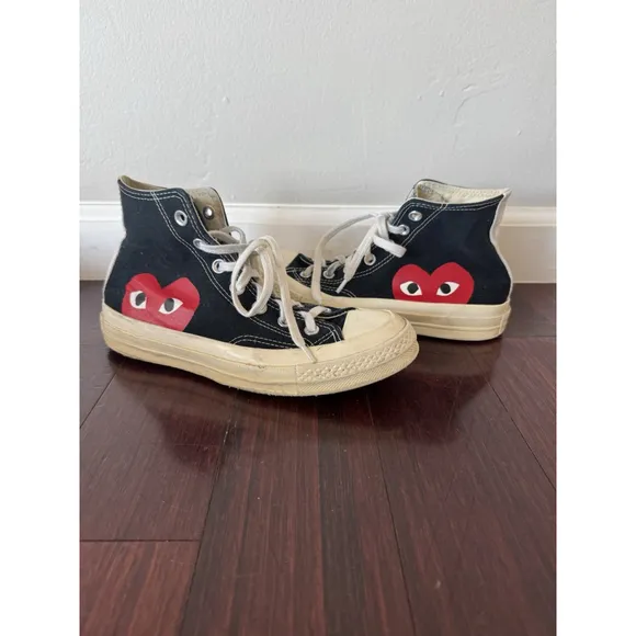 Size 7 Women’s Converse Chuck Taylor All Star High x Comme des Garcons Play