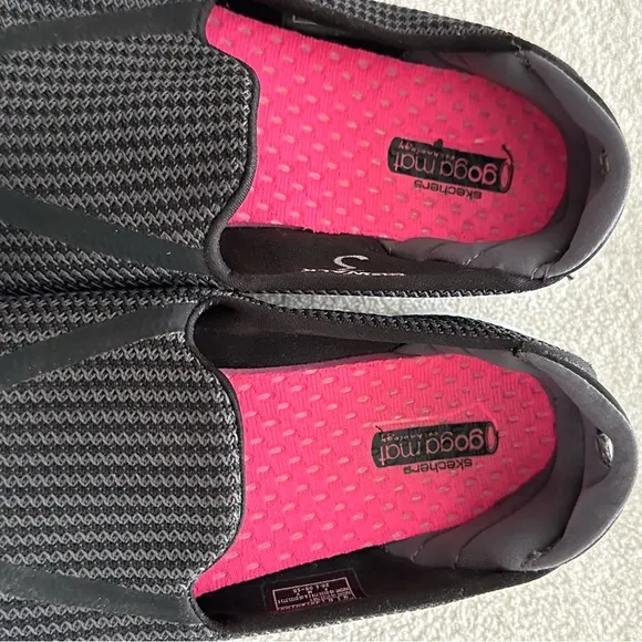 Skechers Go Walk 3 Comfort Slip-On Black Gray Size 9
