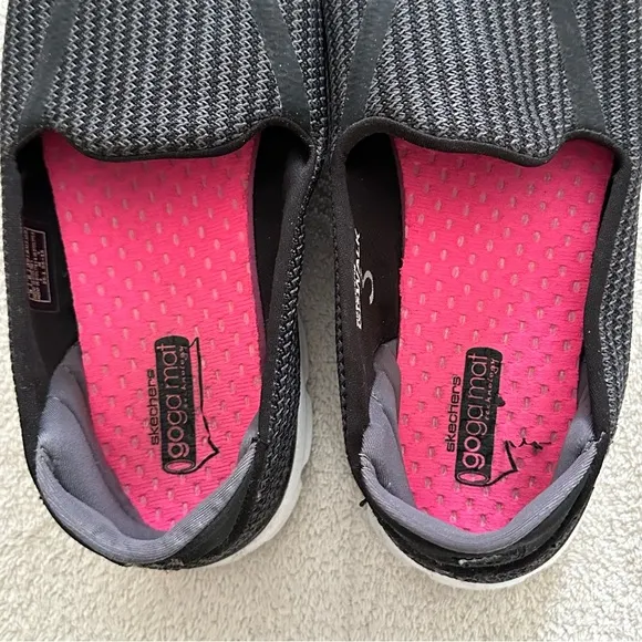 Skechers Go Walk 3 Comfort Slip-On Black Gray Size 9