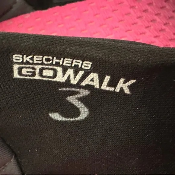 Skechers Go Walk 3 Comfort Slip-On Black Gray Size 9