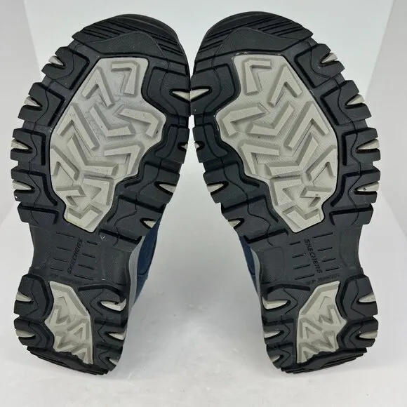 Skechers Mens 77183 Blue  Greetah Comp Toe Waterproof Size 11.5 Safety Shoes