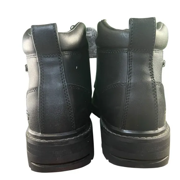 Skechers Men's Black Leather Tactical Boots Size‎ 11 Waterproof Winter