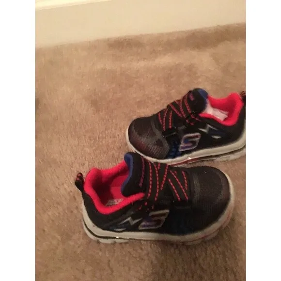 Skechers Toddler Boys Foam Gel Infused Athletic Sneakers Shoes Size 5