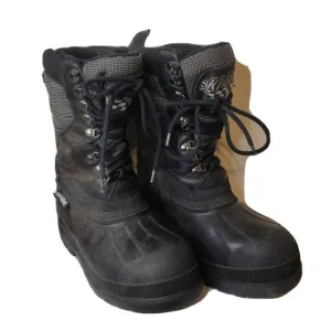 Ski-doo Men's Snow Boots Black Lace Up Size 9 Waterproof.