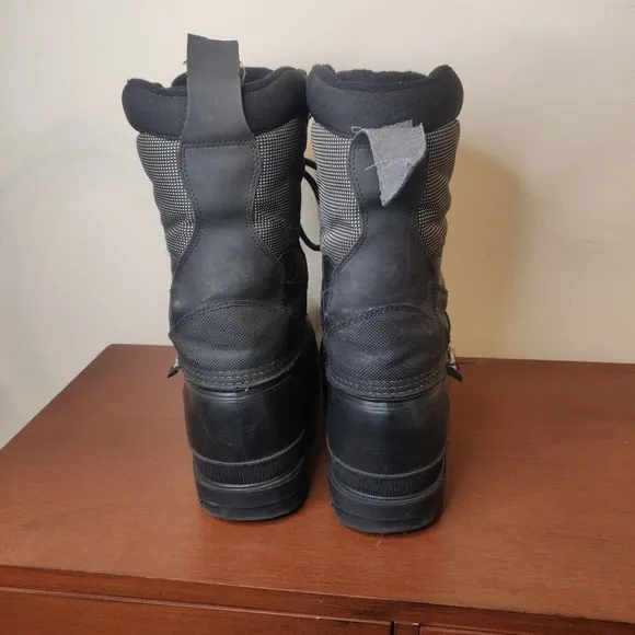 Ski-doo Men's Snow Boots Black Lace Up Size 9 Waterproof.