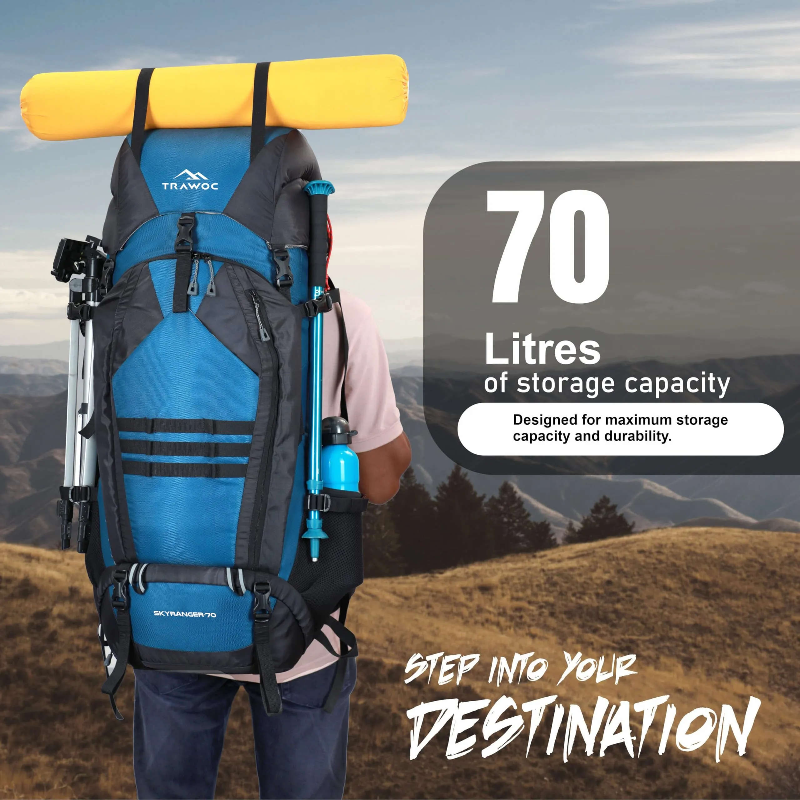 SKYRANGER-70 Rucksack - Englishblue (Clearance Sale)