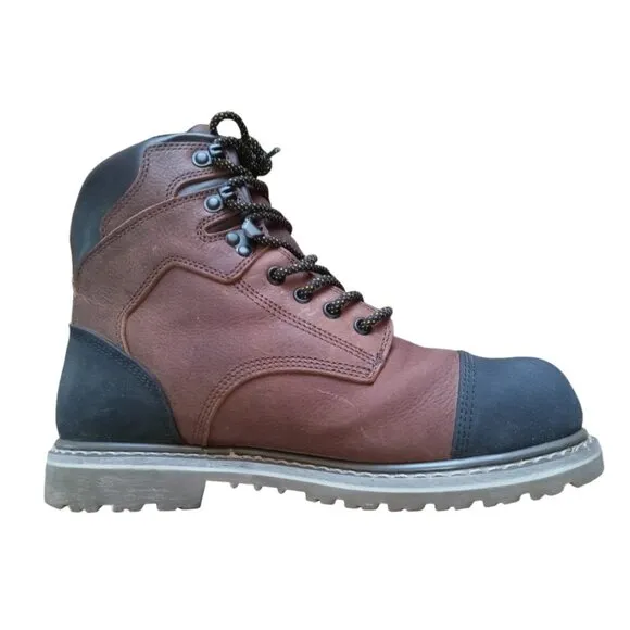 SL-Saint Men Industrial Construction Boots Steel Toe Size 10