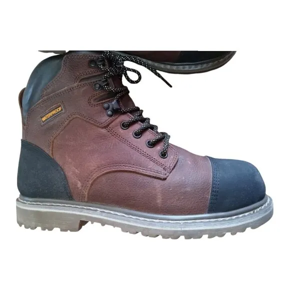 SL-Saint Men Industrial Construction Boots Steel Toe Size 10