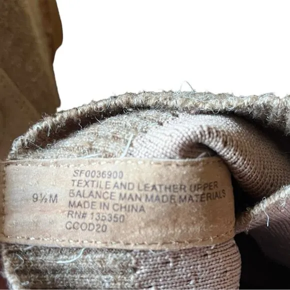 Sofft Combat Boots Booties Womens Size 9.5 Tan Landee Knit Outdoors Warm