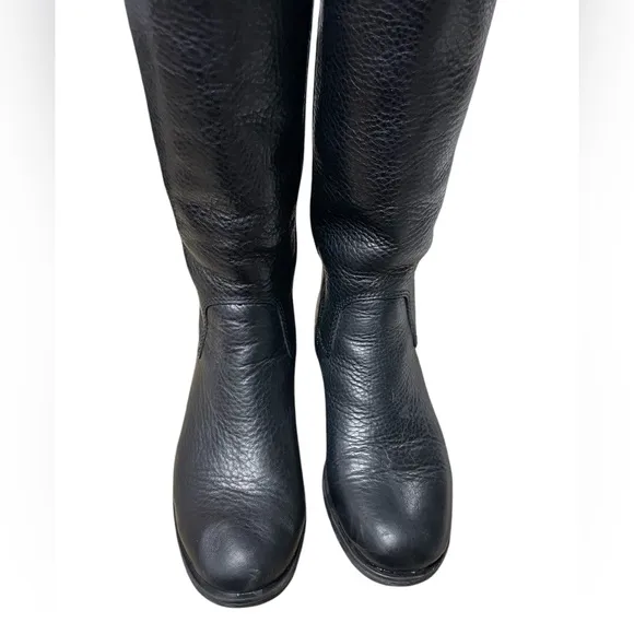 Sofft Women's Sharnell Black Leather Waterproof Knee-High Boots size 6 EUC