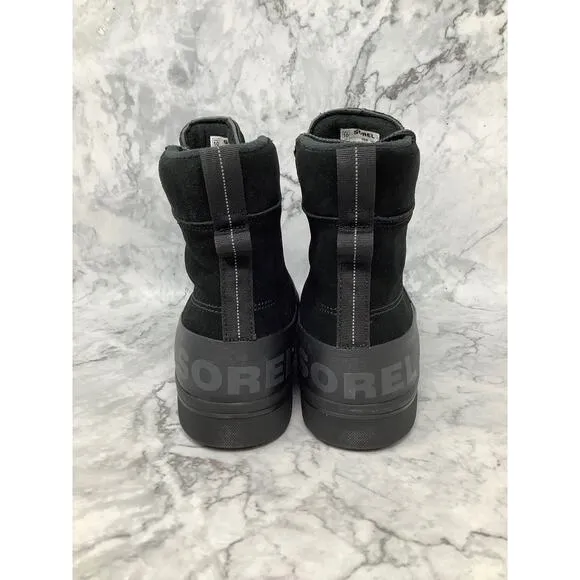 Sorel 10 Black/Jet Cheyanne Metro II Waterproof Boots Insulated Lace Up BR9-12