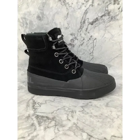 Sorel 10 Black/Jet Cheyanne Metro II Waterproof Boots Insulated Lace Up BR9-12