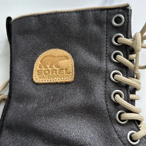 Sorel 1964 Premium CVS Waterproof Boots, Black/Fossil Size 8