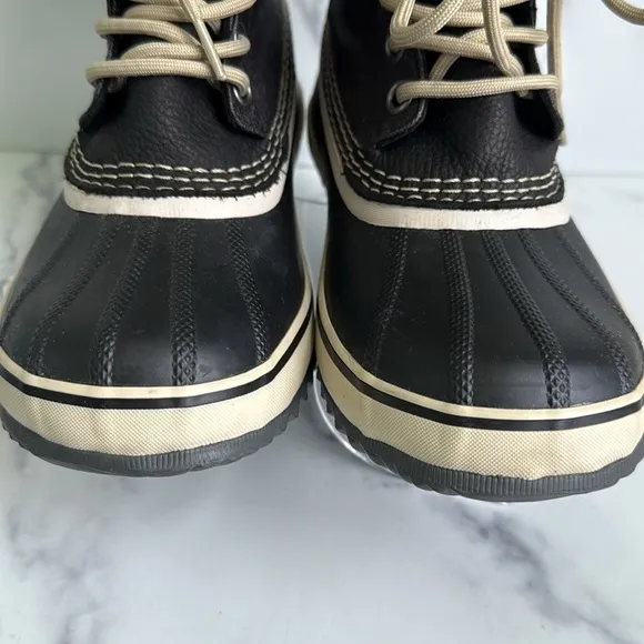 Sorel 1964 Premium CVS Waterproof Boots, Black/Fossil Size 8