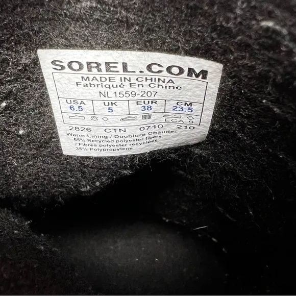 Sorel 1964 Waterproof Premium Patent Leather Purple Winter Boots 6.5