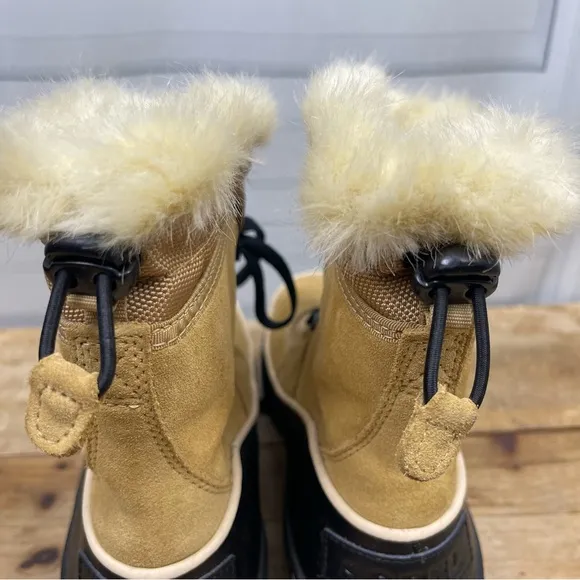 Sorel &quot;Tivoli III&quot; Waterproof‎ Winter Boots - Curry/Black - Women's 10