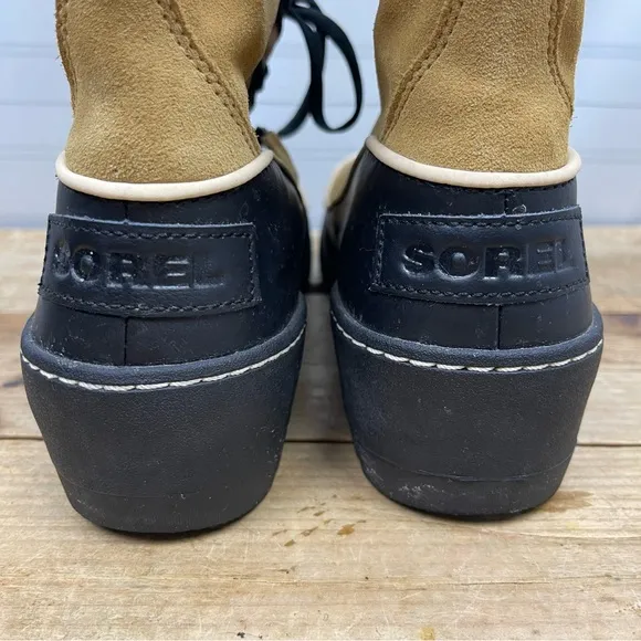 Sorel &quot;Tivoli III&quot; Waterproof‎ Winter Boots - Curry/Black - Women's 10