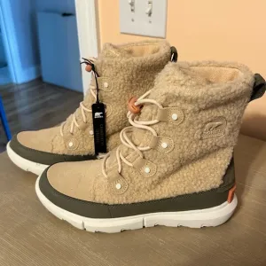 Sorel Beige and Olive Winter Boots - Kids