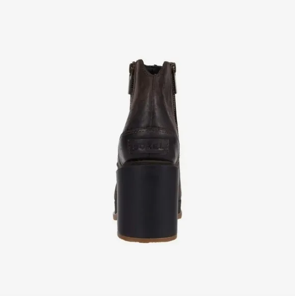 SOREL Blake Bootie Blackened Brown Double Side Zip Boots