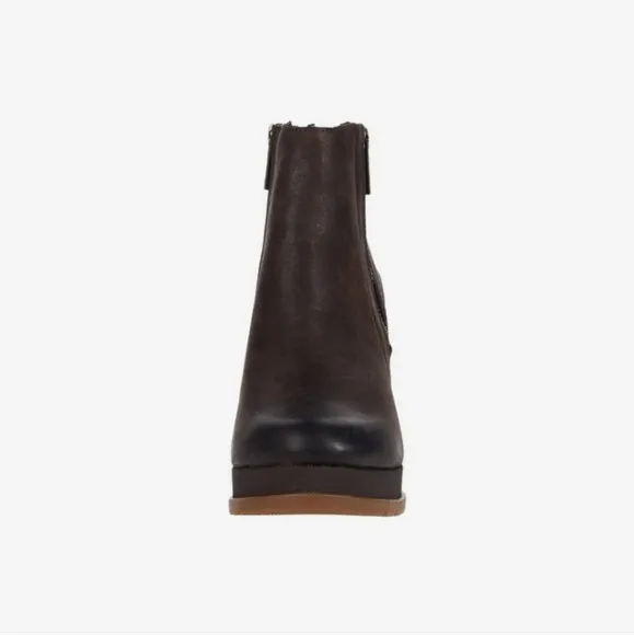 SOREL Blake Bootie Blackened Brown Double Side Zip Boots