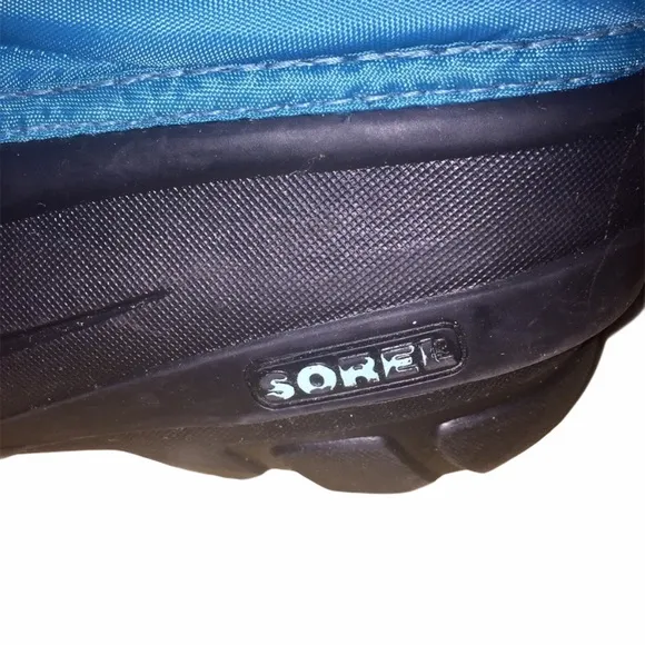 Sorel Blue Insulated Winter Snow Boots Big Kids Size 6