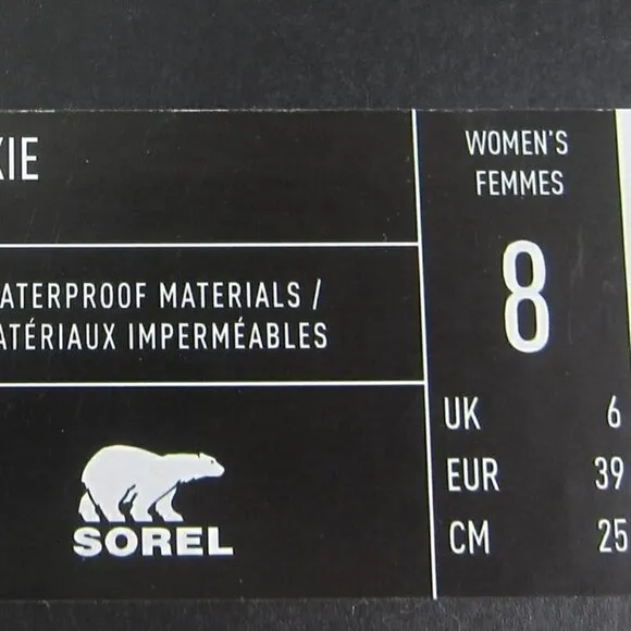 Sorel Boots 8 Leather Wedge Tan &amp; Grey Waterproof Lace Up NEW IN BOX