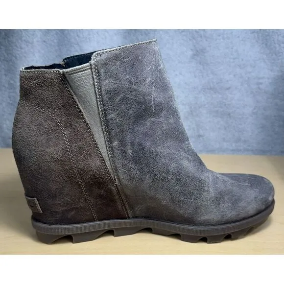 Sorel Boots Women's Size 10‎ Joan Of Arctic Wedge Zip II Waterproof Chelsea