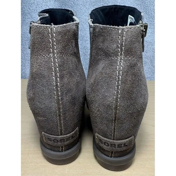 Sorel Boots Women's Size 10‎ Joan Of Arctic Wedge Zip II Waterproof Chelsea