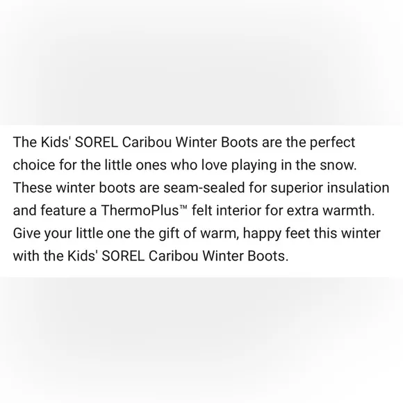 SOREL Caribou Waterproof Insulated Winter Boots. Kid’s Size 3. Pink/Black. EUC