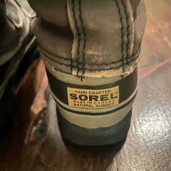 Sorel Caribou Winter Boots With Liner Men's Hand Crafted Warm Lace Up Alpine