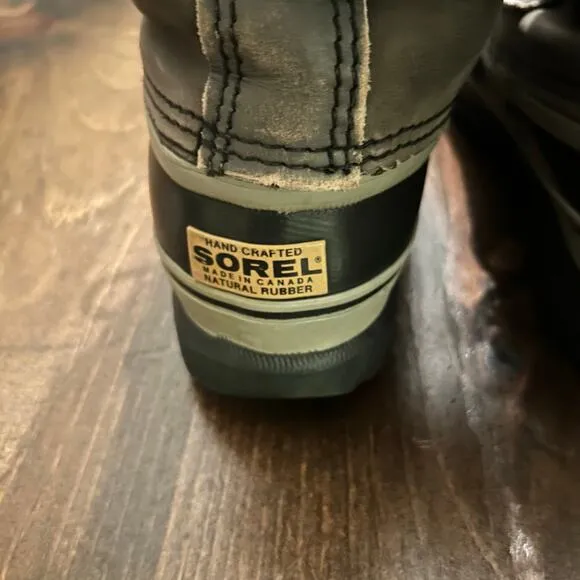 Sorel Caribou Winter Boots With Liner Men's Hand Crafted Warm Lace Up Alpine