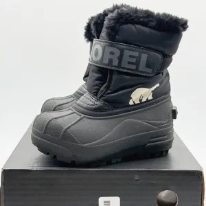 SOREL Childrens Snow Commander Boots‎ Size Baby 9 Baby Black NEW IN BOX