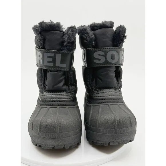 SOREL Childrens Snow Commander Boots‎ Size Baby 9 Baby Black NEW IN BOX