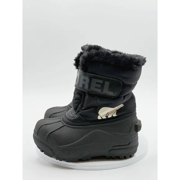 SOREL Childrens Snow Commander Boots‎ Size Baby 9 Baby Black NEW IN BOX