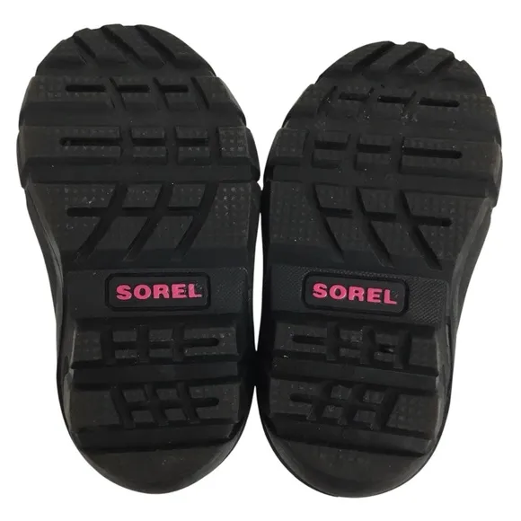 SOREL Cub Purple Pink Floral Insulated Snow Boots