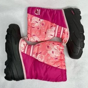 Sorel Cub Winter Snow Boots Pink Insulated Waterproof Youth Big Girls Size 7