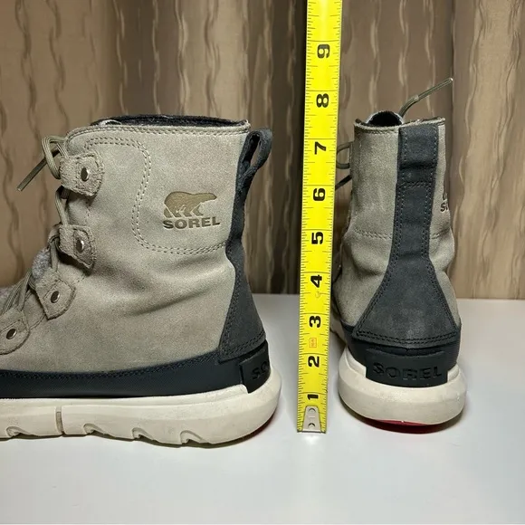 Sorel Explorer II Joan Women's 8.5 Felt Waterproof Boot Sage Leather NL4461-365