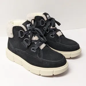 Sorel Explorer III NW Lace Waterproof Winter Boots, Black, Women's 6.5