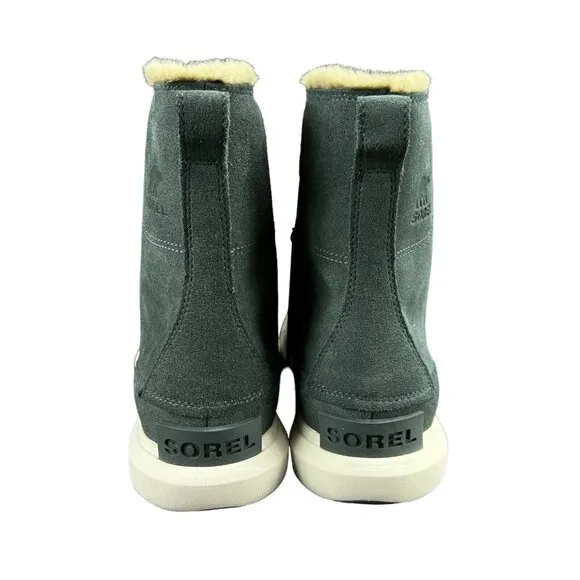Sorel Explorer Next Joan Waterproof Grill Fawn Suede Boots Women's Size 9.5