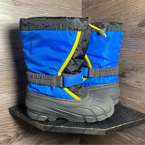 Sorel flurry waterproof insulated snow boots blue black