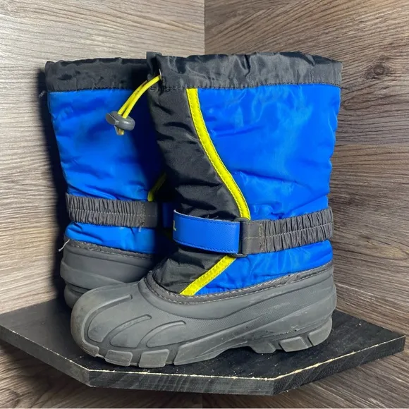 Sorel flurry waterproof insulated snow boots blue black