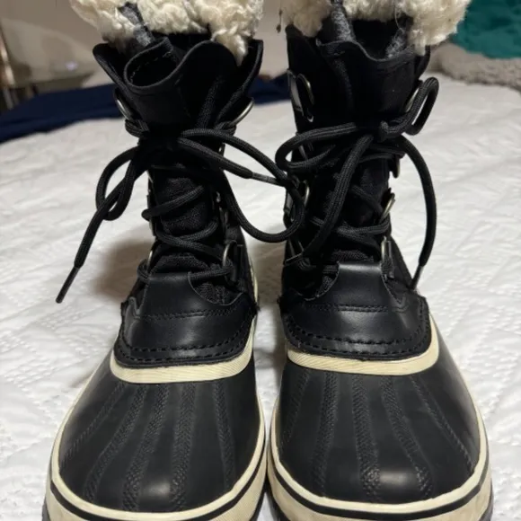 Sorel Insulated Winter Snow Boots Faux Fur Liners Footwear Woman Lady Si…