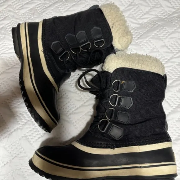 Sorel Insulated Winter Snow Boots Faux Fur Liners Footwear Woman Lady Si…