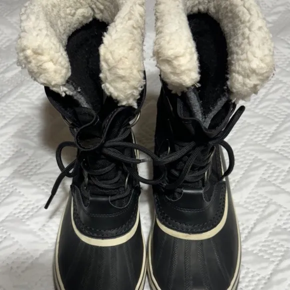Sorel Insulated Winter Snow Boots Faux Fur Liners Footwear Woman Lady Si…