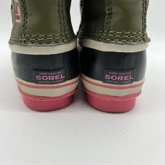 Sorel Joan of Arc Waterproof Winter Snow Boots with Lining and Fur Detail