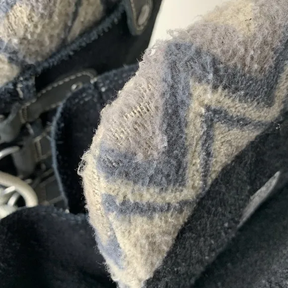 Sorel Joan of Arctic Knit II Black Suede Boots