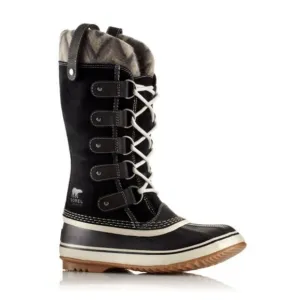 Sorel Joan of Arctic Knit II Black Suede Boots